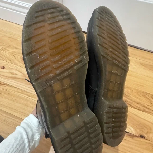 Dr. Martens Black Boots with Yellow Accents - Picture 11 of 13